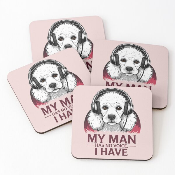 Item preview, My Man Has No Voice, I Have – Poodle Music Design designed and sold by Art-Arcade6.