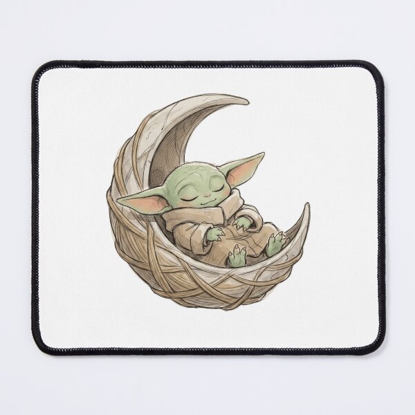 Item preview, BABY YODA MOON CRIB CUTE GROGU designed and sold by LIS AND MELIVERSO.