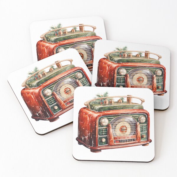 Item preview, Vintage Retro Radio Mid Century Modern Holiday Aesthetic designed and sold by VineVibe16Studio.
