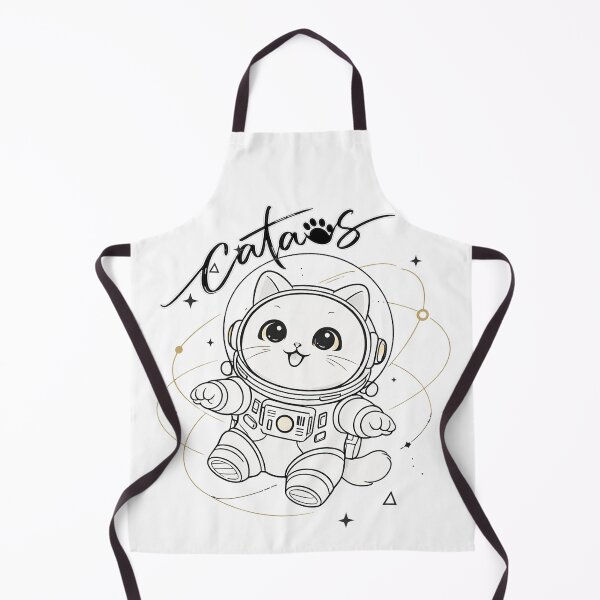 Item preview, Minimalist Orbiting Space Kitty designed and sold by CataosMeow.