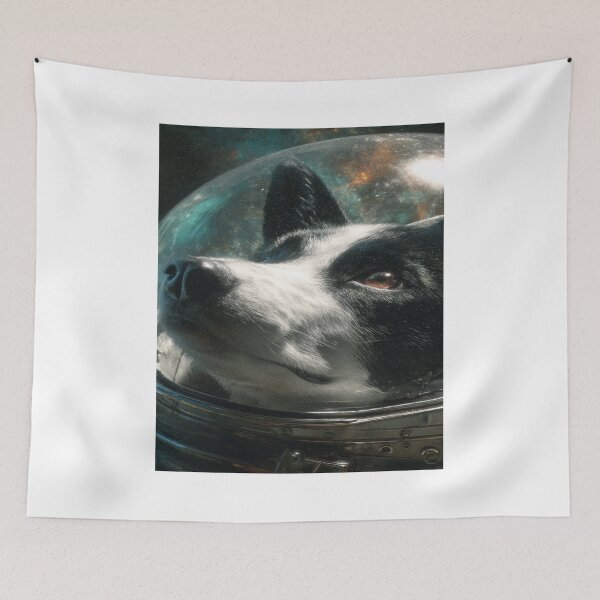 Item preview, Cosmic Canine Astronaut Dog Space Explorer designed and sold by NicolasGlowArt.