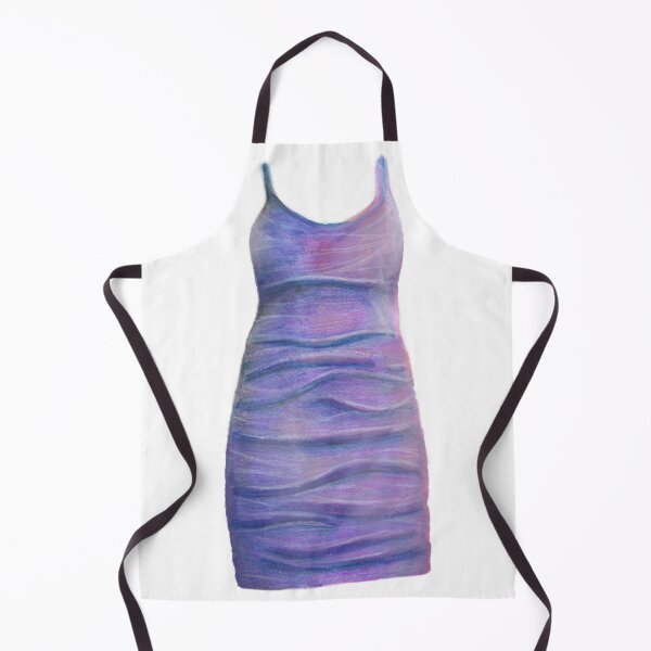 Item preview, purple skinny close fitting dress on straps designed and sold by ShePaintsMusic.