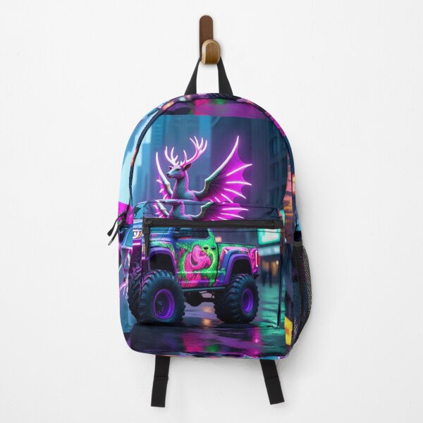 Item preview, Cyberpunk Neon Dragon Monster-Truck designed and sold by TOCOCLAWS.