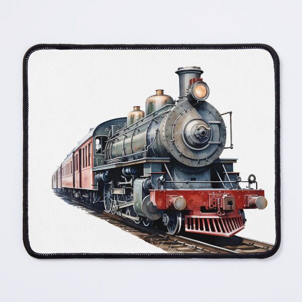Item preview, Vintage Steam Locomotive Art Antique Railway Aesthetic designed and sold by VineVibe16Studio.