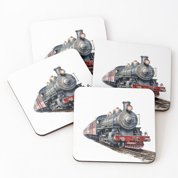 Item preview, Vintage Steam Locomotive Art Antique Railway Aesthetic designed and sold by VineVibe16Studio.
