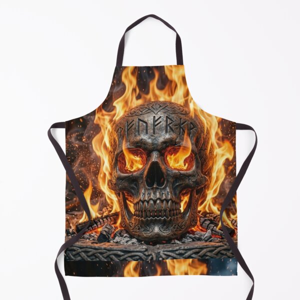 Item preview, Burning skull designed and sold by HuntsmithMerch.