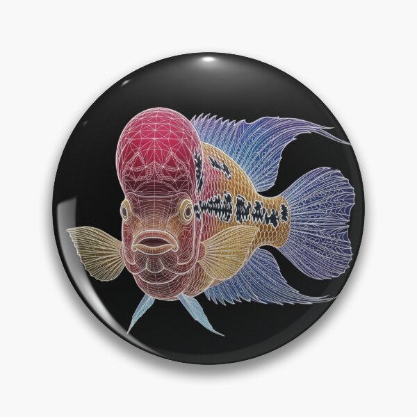 Item preview, Flowerhorn cichlid fish designed and sold by carpytops.