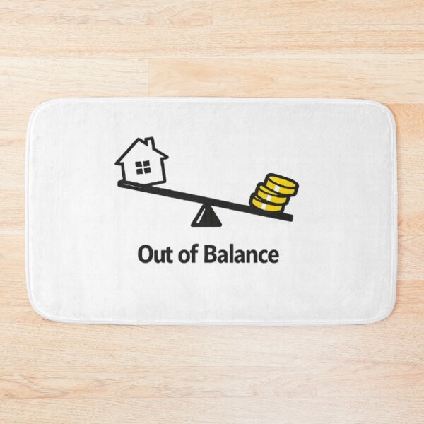Item preview, Out of Balance – Work Life vs Money Minimalist Design designed and sold by CosmicSplendor.