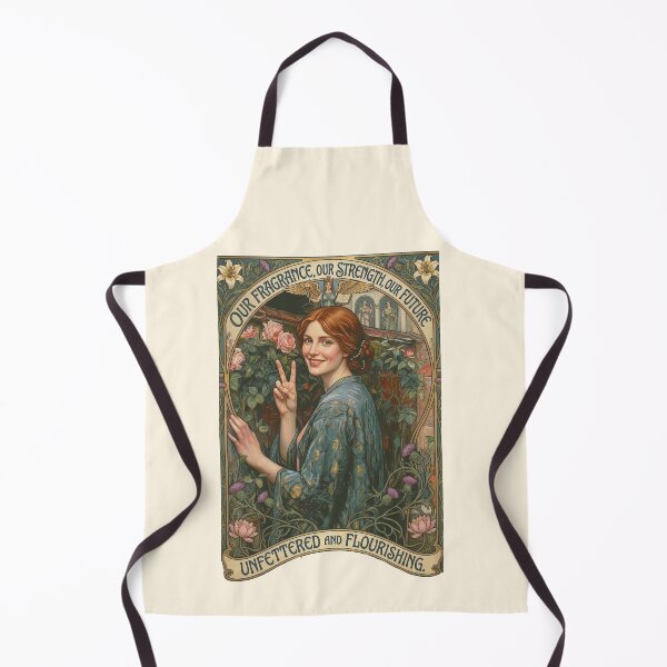 Item preview, The Soul of the Rose Art Nouveau Vintage Woman designed and sold by TeeARTHY.