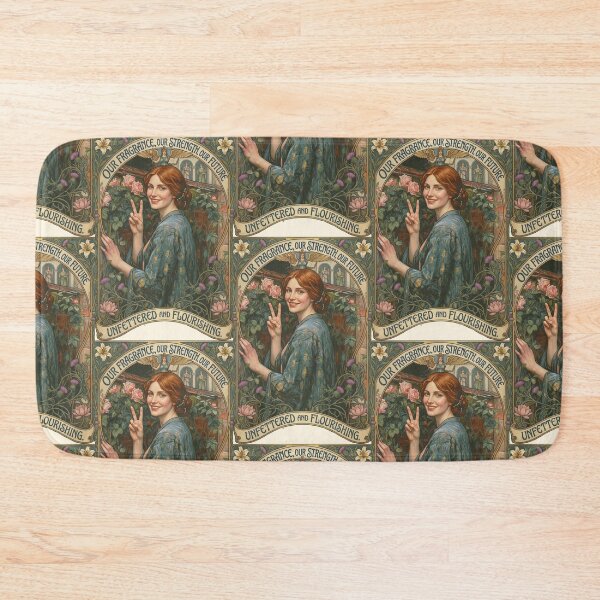 Item preview, The Soul of the Rose Art Nouveau Vintage Woman designed and sold by TeeARTHY.