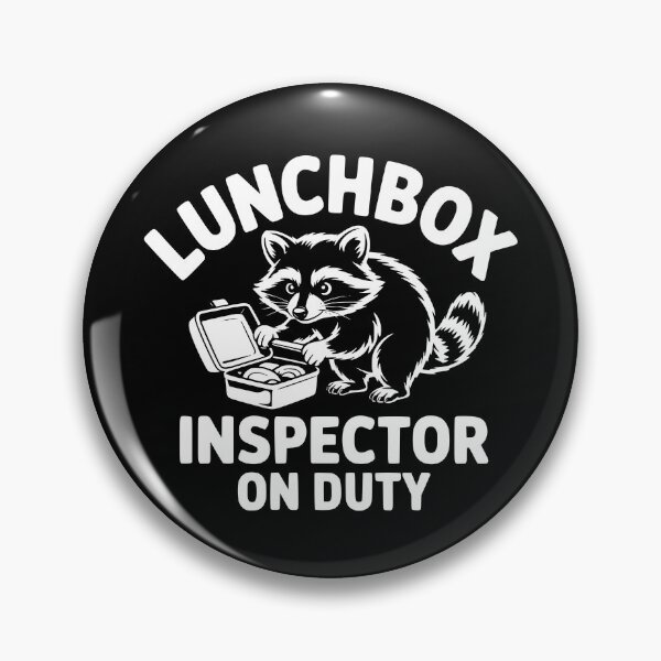 Item preview, Lunchbox Inspector On Duty Raccoon Back To School designed and sold by theartfulaspie.