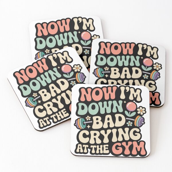 Item preview, Down Bad Crying at the Gym – Relatable Gym Rat Design designed and sold by Artistry Tee Co.