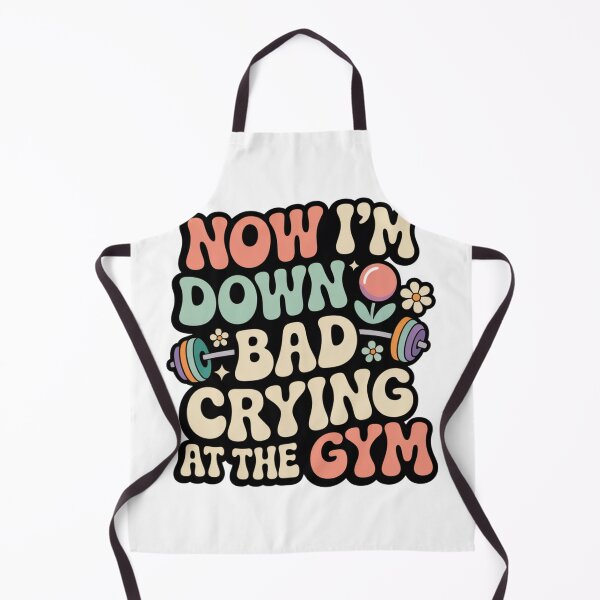 Item preview, Down Bad Crying at the Gym – Relatable Gym Rat Design designed and sold by Artistry Tee Co.