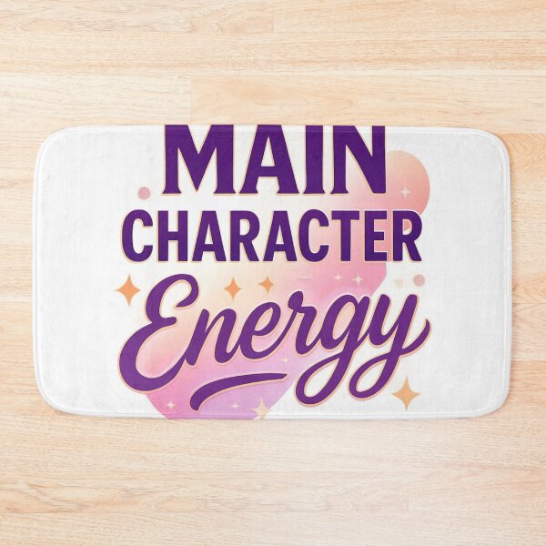 Item preview, Main Character Energy – Trendy Aesthetic Sticker designed and sold by DzA-stickers.