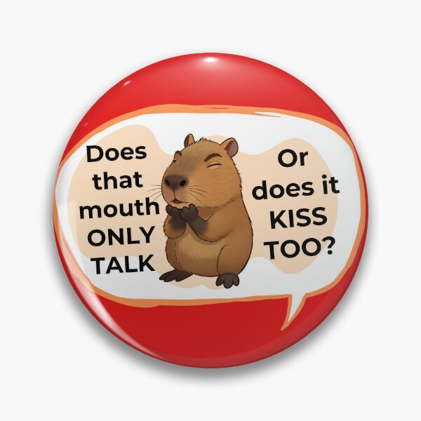 Item preview, Does that mouth only talk? designed and sold by Capy Brazil.