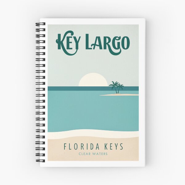 Item preview, Key Largo Retro Travel Sticker & Coastal Art Print designed and sold by bobparduephoto.