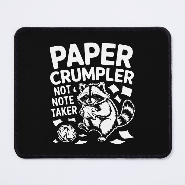 Item preview, Paper Crumpler Not Note Taker Raccoon Back To School designed and sold by theartfulaspie.