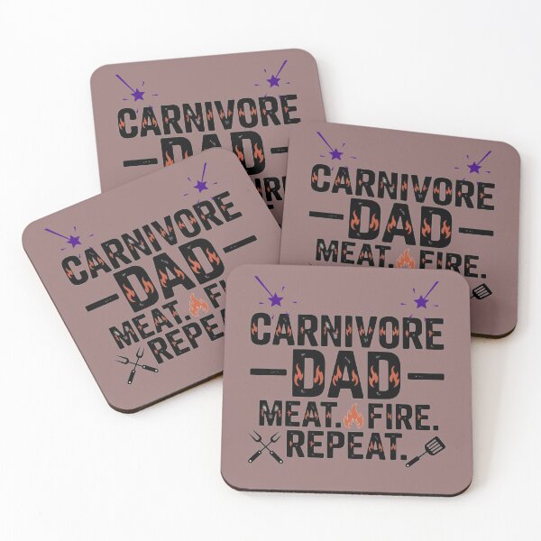 Item preview, Carnivore Dad – Meat. Fire. Repeat designed and sold by MystiMagica.