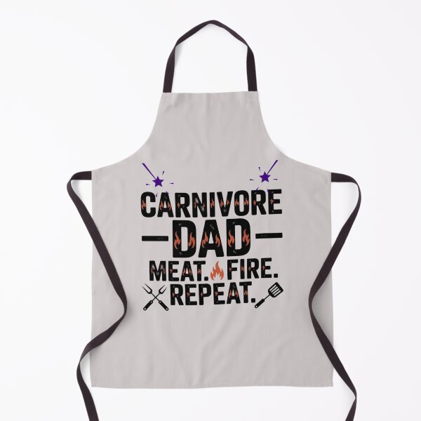 Item preview, Carnivore Dad – Meat. Fire. Repeat designed and sold by MystiMagica.