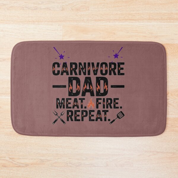 Item preview, Carnivore Dad – Meat. Fire. Repeat designed and sold by MystiMagica.