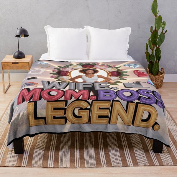 Item preview, Wife. Mom. Boss. Legend. - women appreciation idea designed and sold by YourTrendyTees.