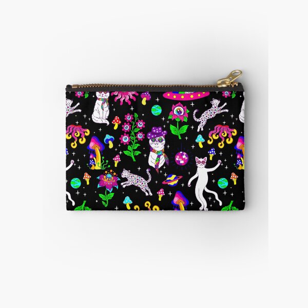 Item preview, outer space disco cat alien ufo leopard surreal designed and sold by Gossip Rag.