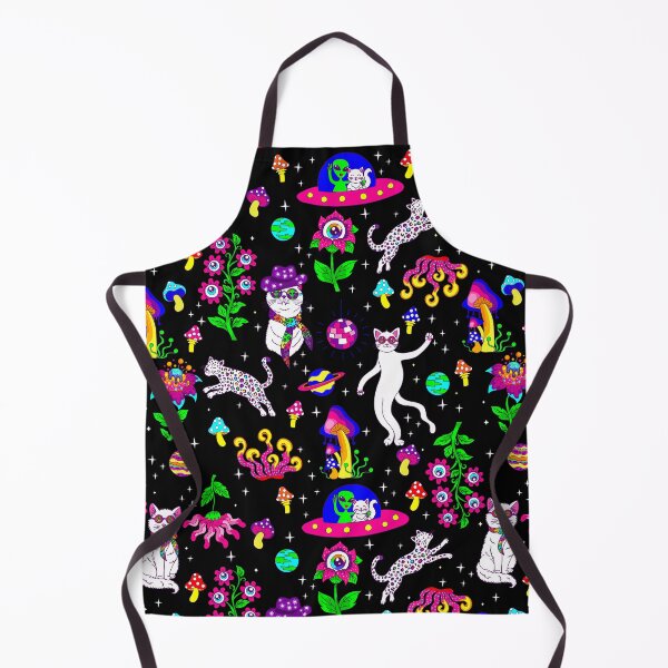 Item preview, outer space disco cat alien ufo leopard surreal designed and sold by Gossip Rag.