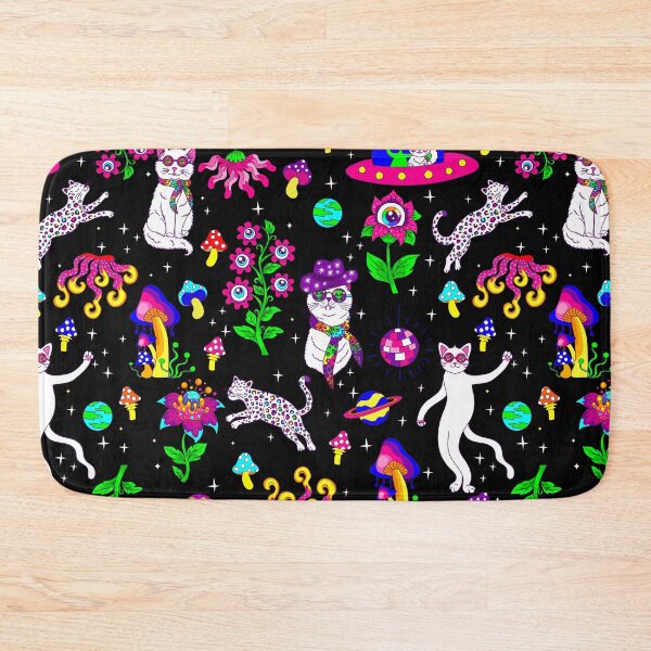 Item preview, outer space disco cat alien ufo leopard surreal designed and sold by Gossip Rag.