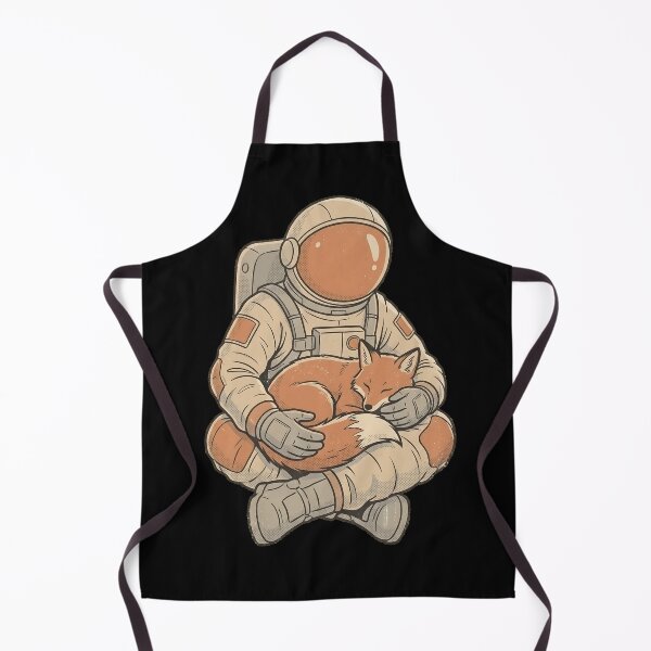 Item preview, Retro Space Explorer Cuddling Fox Companion designed and sold by MythicCotton.