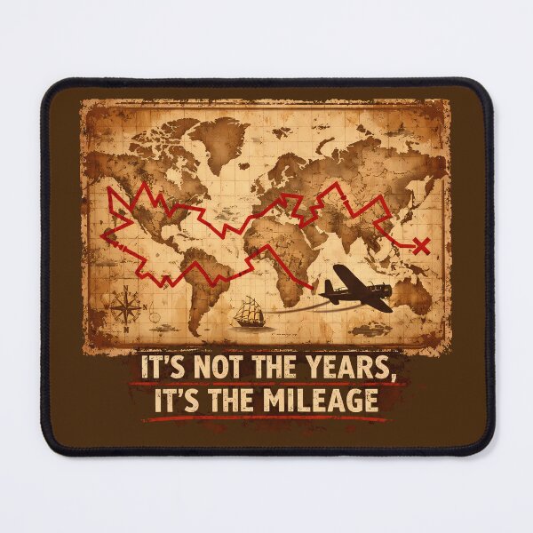 Item preview, The Mileage Red Line Cartography designed and sold by agearb.