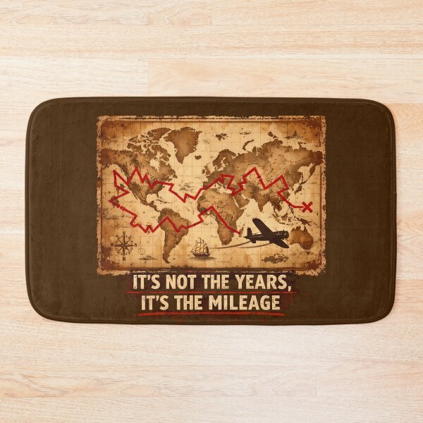 Item preview, The Mileage Red Line Cartography designed and sold by agearb.