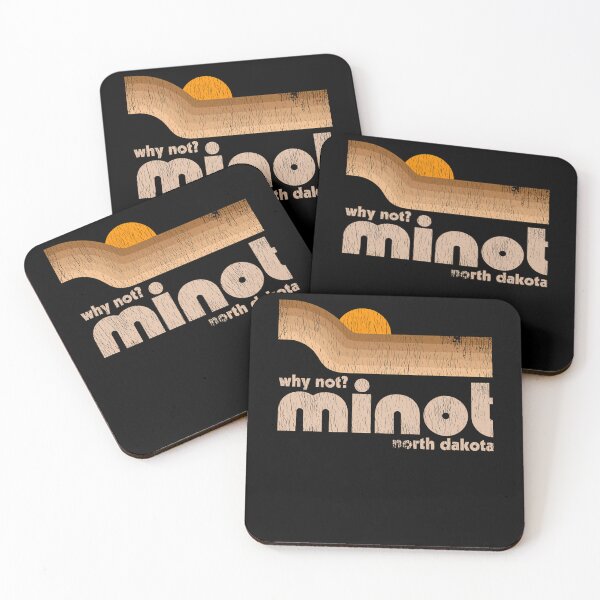 Item preview, Why Not Minot North Dakota Retro Travel designed and sold by Chaosoky.