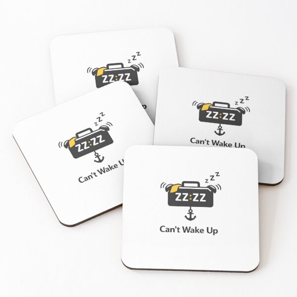 Item preview, Can’t Wake Up – Funny Sleep Alarm Clock Design | Lazy Morning Humor Tee designed and sold by CosmicSplendor.
