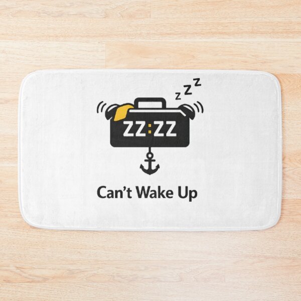 Item preview, Can’t Wake Up – Funny Sleep Alarm Clock Design | Lazy Morning Humor Tee designed and sold by CosmicSplendor.