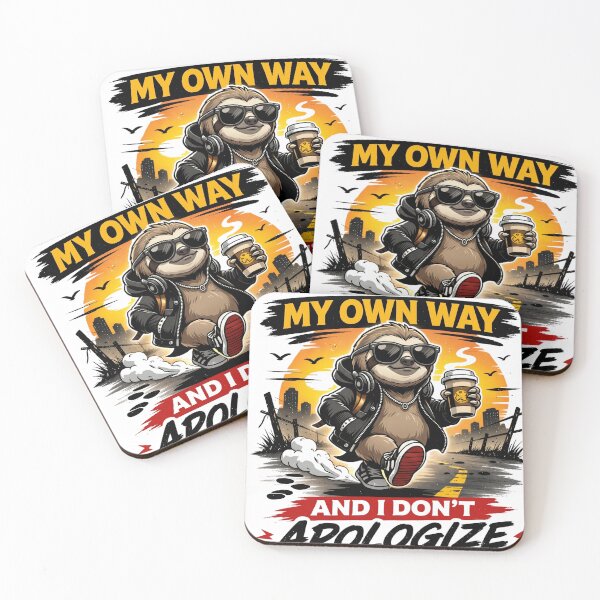 Item preview, Sloth I Walk My Own Way – Funny Chill Sloth Streetwear Design designed and sold by ColorFlick.