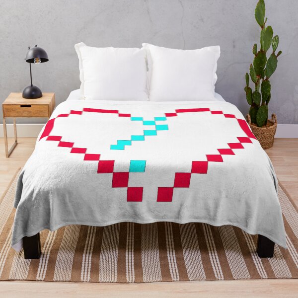Item preview, Broken pixel heart on black background designed and sold by ChernivtsiSkoda.