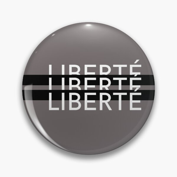 Item preview, “Liberté – Minimal French Typography Design | Paris Aesthetic Streetwear Graphic Tee” designed and sold by Voici.