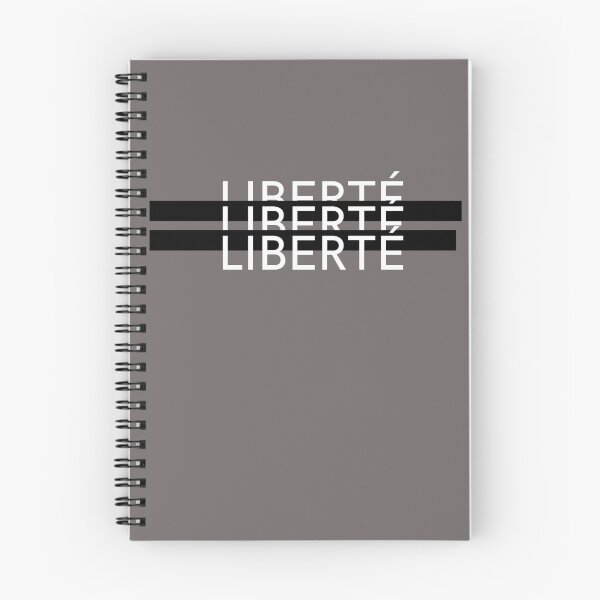 Item preview, “Liberté – Minimal French Typography Design | Paris Aesthetic Streetwear Graphic Tee” designed and sold by Voici.