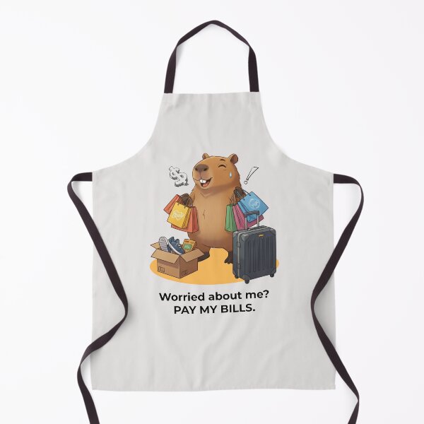 Item preview, Worried about me? Pay my bills. designed and sold by Capy Brazil.