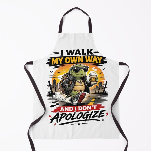 Item preview, Turtle I Walk My Own Way – Chill Independent Streetwear Design designed and sold by ColorFlick.