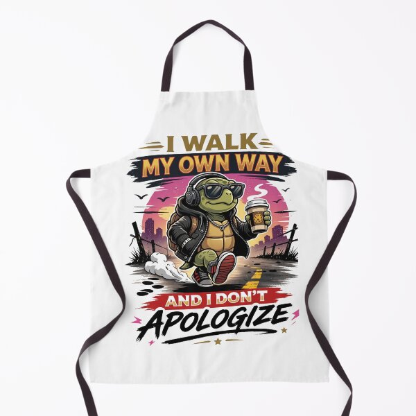 Item preview, Turtle I Walk My Own Way – Chill Independent Streetwear Design designed and sold by ColorFlick.