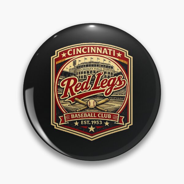 Item preview, Defunct- Cincinnati Red Legs Vintage Baseball Shirt Crosley Field Retro Badge Design designed and sold by GhostDawgs.