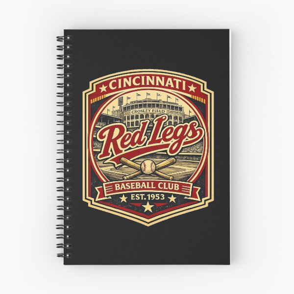 Item preview, Defunct- Cincinnati Red Legs Vintage Baseball Shirt Crosley Field Retro Badge Design designed and sold by GhostDawgs.