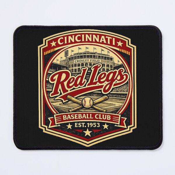 Item preview, Defunct- Cincinnati Red Legs Vintage Baseball Shirt Crosley Field Retro Badge Design designed and sold by GhostDawgs.