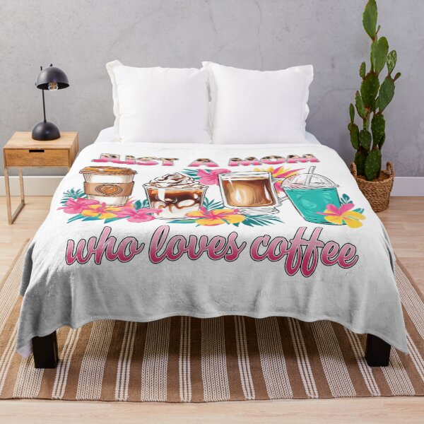 Item preview, Just a Mom Who Loves Coffee Multi-Cup Botanical Art designed and sold by Lulunza.