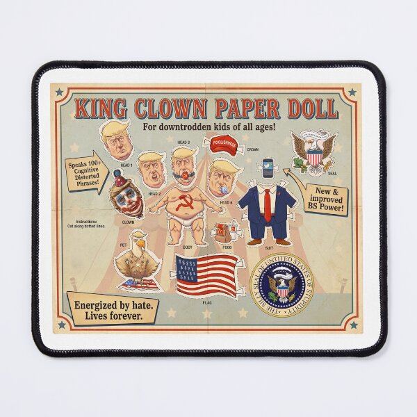 Item preview, King Clown Paper Doll designed and sold by paintpenclpaper.
