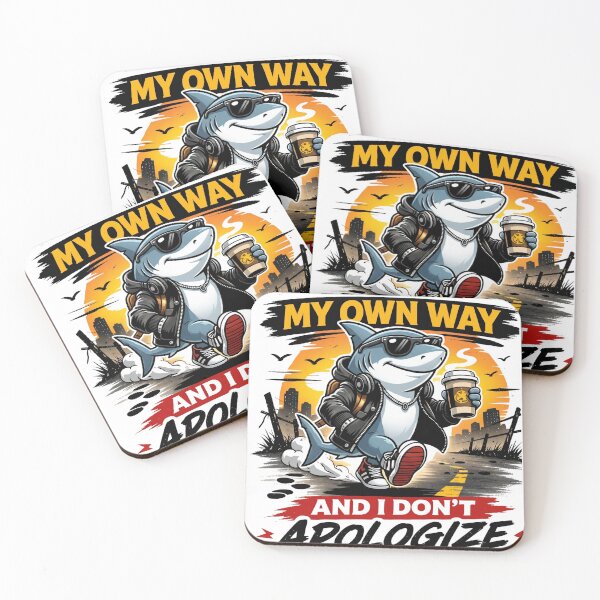 Item preview, Shark I Walk My Own Way – Bold Fearless Streetwear Design designed and sold by ColorFlick.
