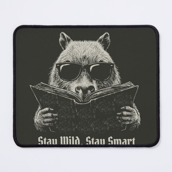 Item preview, Capybara Reading Book Dark Vintage Style designed and sold by JessArty ⭐⭐⭐⭐⭐.