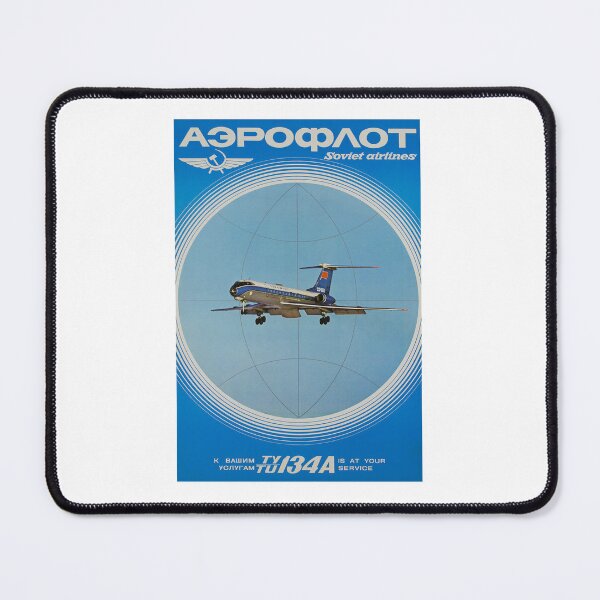 Item preview, Retro Soviet Airlines Aeroflot Russian Airline from USSR CCCP designed and sold by RetroAviation.
