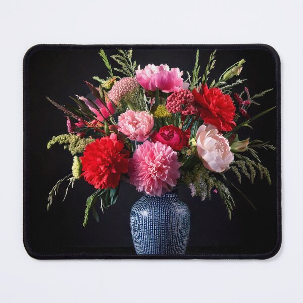 Item preview, Rich Red Floral Bouquet Dramatic Art designed and sold by BetweenForms.